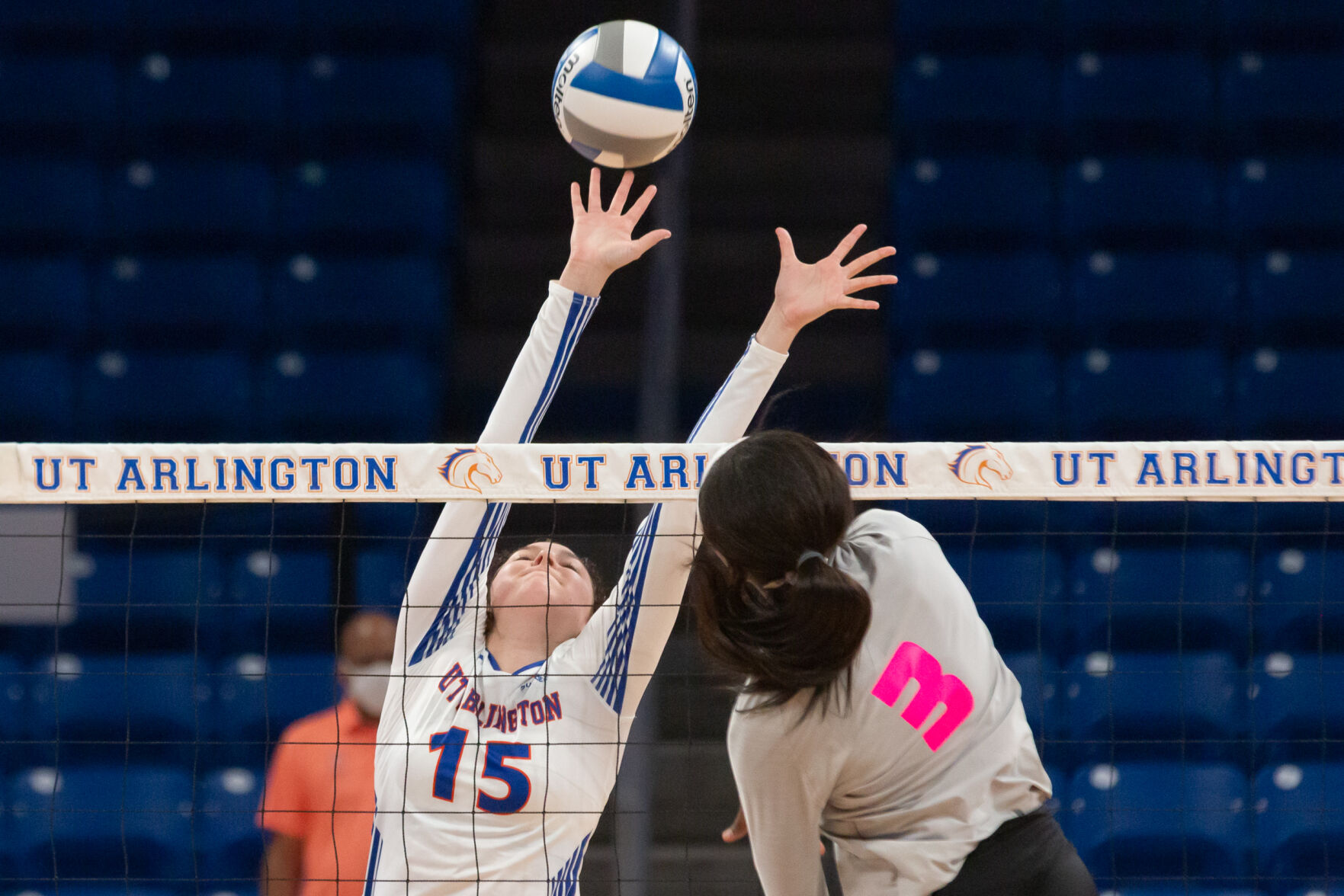 Photos: UTA volleyball falls to in-state rival Texas State University